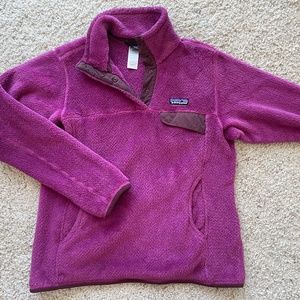 Patagonia Womens Snap-T Fleece Pullover Magenta